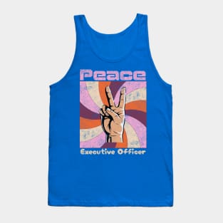 Peace In The 70s Style Tank Top